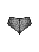 Bielizna-Pearlove figi czarne XS/S