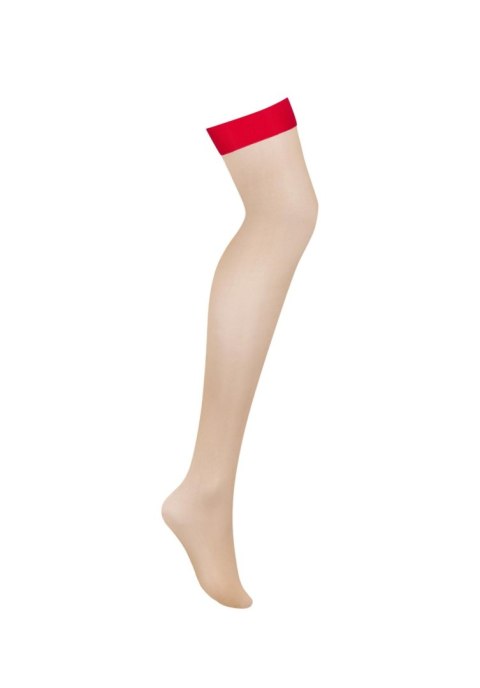 Bielizna-S814 pończochy czerwone L/XL Bielizna-S814 pończochy czerwone L/XL
