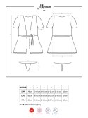 Bielizna-Miamor szlafrok i stringi L/XL