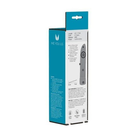 Wibrator- Me You Us Lady Lust Mini Vibrator Silver Wibrator- Me You Us Lady Lust Mini Vibrator Silver