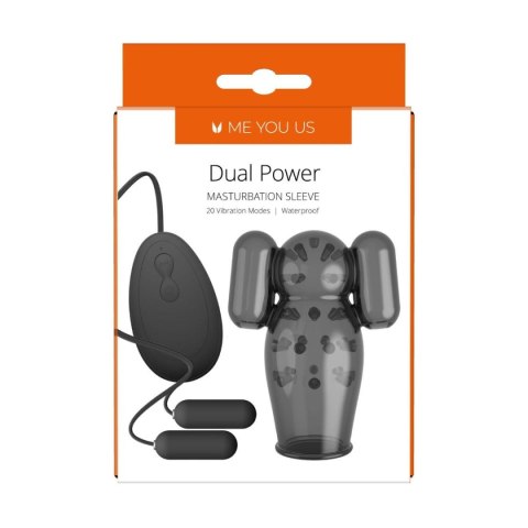 Me You Us Dual Power Masturbation Sleeve Me You Us Dual Power Masturbation Sleeve