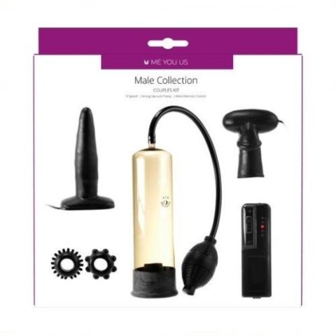 Me You Us Male Collection Couples Kit Black Me You Us Male Collection Couples Kit Black