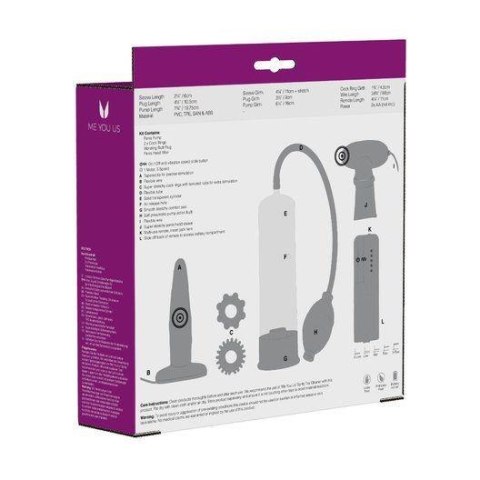 Me You Us Male Collection Couples Kit Black Me You Us Male Collection Couples Kit Black