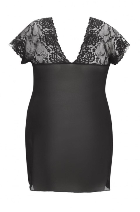 Marina black chemise XL+ ( czarna halka ) Marina black chemise XL+ ( czarna halka )