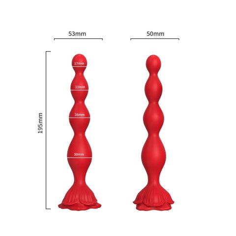 Rosestick Red, 9 vibration functions Rosestick Red, 9 vibration functions