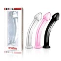 Obsidian Nocturne™ – Ekskluzywny Szklany Dildo 7.5” | Glass Romance Black Edition