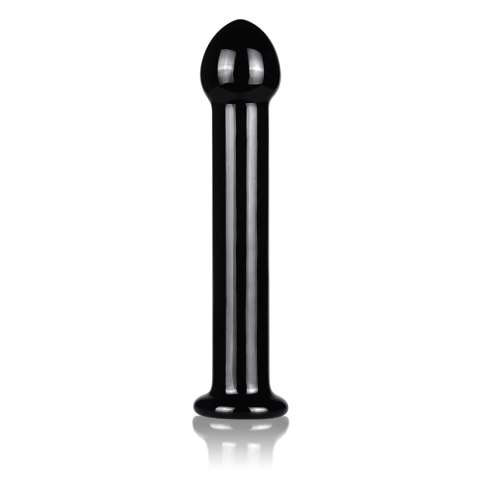 Obsidian Élan™ – Szklany Dildo Premium 7” | Glass Romance Black Edition