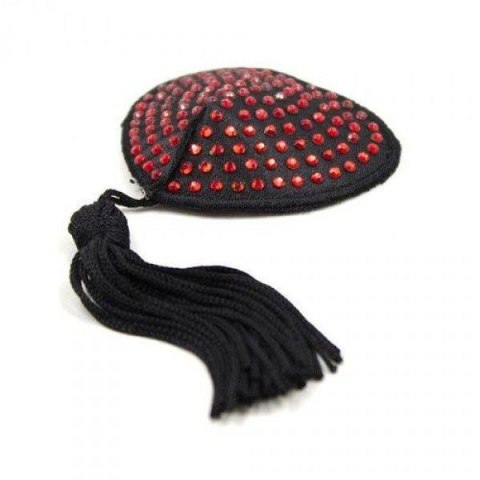 Bielizna-Heart shine nipples tassels (rosso) Bielizna-Heart shine nipples tassels (rosso)