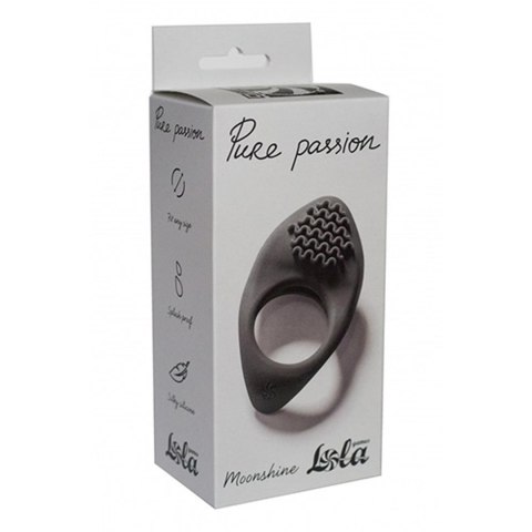Erection Vibroring Pure Passion Moonshine black Erection Vibroring Pure Passion Moonshine black