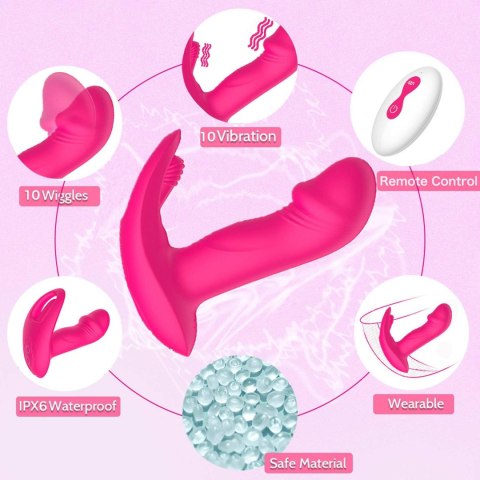 Flicking wearable vibrator Flicking wearable vibrator