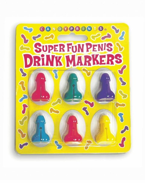 Super Fun Penis Silicone Drink Markers Super Fun Penis Silicone Drink Markers