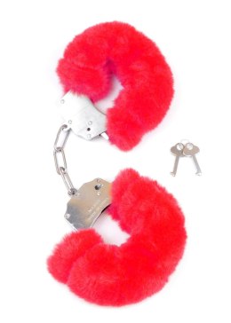 VelvetBound™ Red – Furry Desire Cuffs | Fetish B-Series
