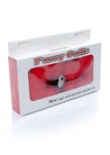 VelvetBound™ Red – Furry Desire Cuffs | Fetish B-Series