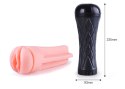 NeoFlash™ Vultex CyberSkin Masturbator Wibrujący z Wnętrzem RealFeel™ w Formie Latarki | Cyber Skin | Ultra-Realistyczna Wagina