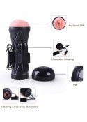 NeoFlash™ Vultex CyberSkin Masturbator Wibrujący z Wnętrzem RealFeel™ w Formie Latarki | Cyber Skin | Ultra-Realistyczna Wagina