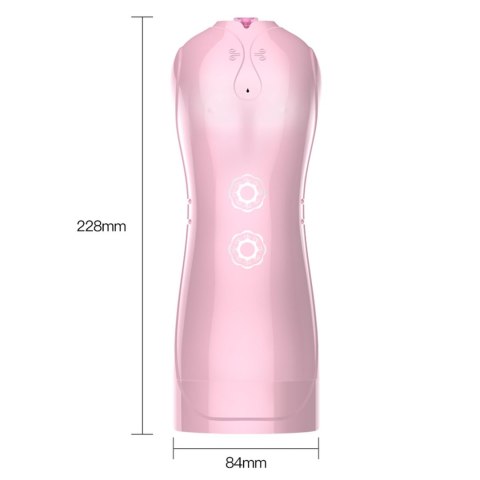 LUMIVOX™ TalkPink 7+7 Masturbator USB z Funkcją Wibracji, Pulsacji, Światła i Trybem Głosowym | 7+7 Trybów | Różowy LUMIVOX™ TalkPink 7+7 Masturbator USB z Funkcją Wibracji, Pulsacji, Światła i Trybem Głosowym | 7+7 Trybów | Różowy
