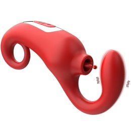 MERFIA™ LickPulse 2in1 | Wibrator + Symulacja Języka | 10 Funkcji Wibracji + 10 Trybów Lizania | USB
