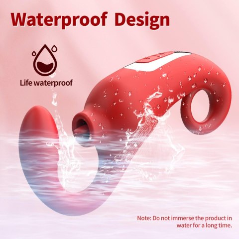 MERFIA™ LickPulse 2in1 | Wibrator + Symulacja Języka | 10 Funkcji Wibracji + 10 Trybów Lizania | USB MERFIA™ LickPulse 2in1 | Wibrator + Symulacja Języka | 10 Funkcji Wibracji + 10 Trybów Lizania | USB