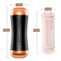 VIBERMAX™ B-Surge Masturbator Wibracyjny dla Mężczyzn z Serii B | USB | 10 Trybów Wibracji | Real Feel Technology™