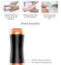 VIBERMAX™ B-Surge Masturbator Wibracyjny dla Mężczyzn z Serii B | USB | 10 Trybów Wibracji | Real Feel Technology™
