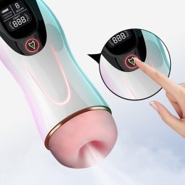 VibeCore™ EchoPulse 8X Masturbator Wibrujący z 8 Trybami + Funkcją Interaktywną | RealFeel Texture | USB Rechargeable