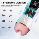 VibeCore™ EchoPulse 8X Masturbator Wibrujący z 8 Trybami + Funkcją Interaktywną | RealFeel Texture | USB Rechargeable