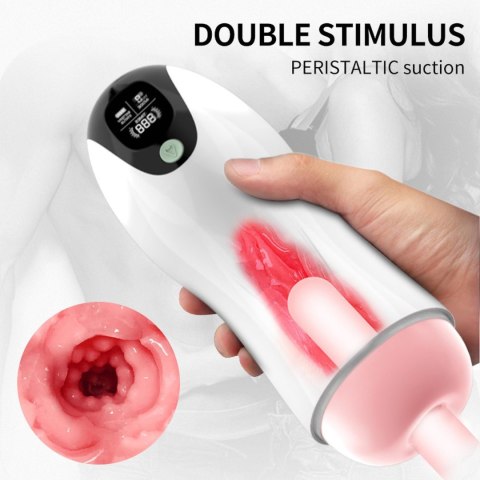 VibeCore™ EchoPulse 8X Masturbator Wibrujący z 8 Trybami + Funkcją Interaktywną | RealFeel Texture | USB Rechargeable VibeCore™ EchoPulse 8X Masturbator Wibrujący z 8 Trybami + Funkcją Interaktywną | RealFeel Texture | USB Rechargeable