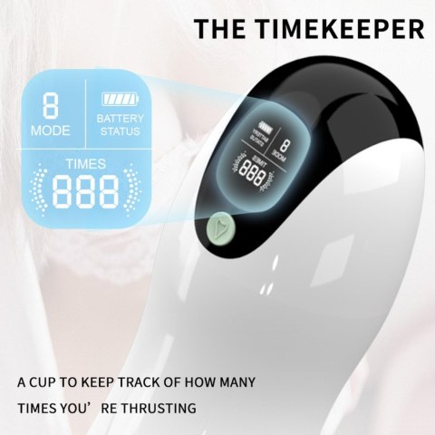 VibeCore™ EchoPulse 8X Masturbator Wibrujący z 8 Trybami + Funkcją Interaktywną | RealFeel Texture | USB Rechargeable VibeCore™ EchoPulse 8X Masturbator Wibrujący z 8 Trybami + Funkcją Interaktywną | RealFeel Texture | USB Rechargeable