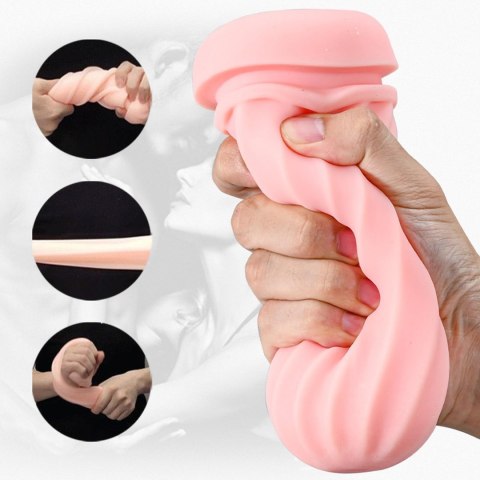 VibeCore™ EchoPulse 8X Masturbator Wibrujący z 8 Trybami + Funkcją Interaktywną | RealFeel Texture | USB Rechargeable VibeCore™ EchoPulse 8X Masturbator Wibrujący z 8 Trybami + Funkcją Interaktywną | RealFeel Texture | USB Rechargeable