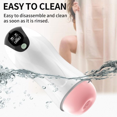 VibeCore™ EchoPulse 8X Masturbator Wibrujący z 8 Trybami + Funkcją Interaktywną | RealFeel Texture | USB Rechargeable VibeCore™ EchoPulse 8X Masturbator Wibrujący z 8 Trybami + Funkcją Interaktywną | RealFeel Texture | USB Rechargeable