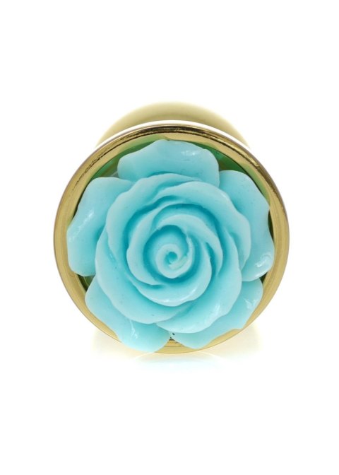 Plug-Jewellery Gold PLUG ROSE- Light Blue Plug-Jewellery Gold PLUG ROSE- Light Blue