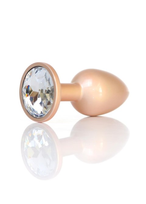 Plug-Jewellery Pearl Gold PLUG- Clear S Plug-Jewellery Pearl Gold PLUG- Clear S