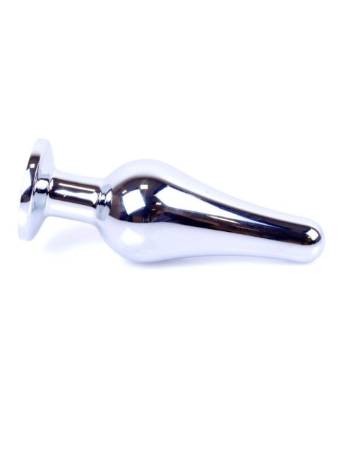 Plug-Jewellery Silver BUTT PLUG- Black Plug-Jewellery Silver BUTT PLUG- Black