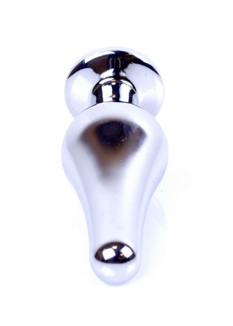 Plug-Jewellery Silver BUTT PLUG- Black Plug-Jewellery Silver BUTT PLUG- Black