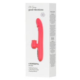 FLAMEKISS™ 7X RedHeat – Silikonowy Wibrator z Funkcją Lizania, Pchnięć i Podgrzewania