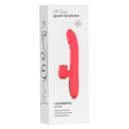 FLAMEKISS™ 7X RedHeat – Silikonowy Wibrator z Funkcją Lizania, Pchnięć i Podgrzewania