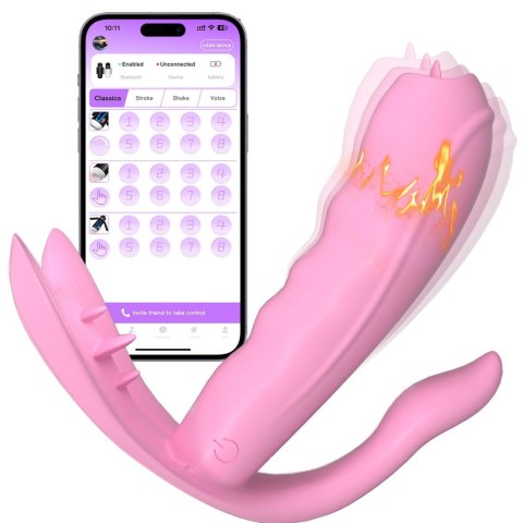 Silicone Vibrator 7 vibration modes - Heating + APP Silicone Vibrator 7 vibration modes - Heating + APP