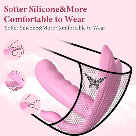 Silicone Vibrator 7 vibration modes - Heating + APP Silicone Vibrator 7 vibration modes - Heating + APP