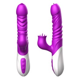 IGNIS™ HeatThrust 10X | Wibrator z Funkcją Ruchu Posuwisto-Zwrotnego i Podgrzewaniem | 10 Trybów | USB Rechargeable