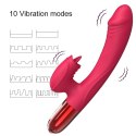 FLAMÉA™ HeatPulse 10 – Ekskluzywny Wibrator Silikonowy USB z Podgrzewaniem i 10 Trybami Wibracji