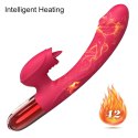 FLAMÉA™ HeatPulse 10 – Ekskluzywny Wibrator Silikonowy USB z Podgrzewaniem i 10 Trybami Wibracji