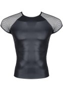Męski t-shirt z wetlooka z rękawem z elastycznej siatki XL