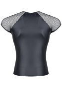Męski t-shirt z wetlooka z rękawem z elastycznej siatki XL