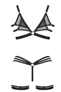 Bielizna-LadyX Adora XL - biustonosz, stringi, podwiązki