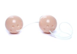 SENSISKIN™ | Kulki Gejszy Duo-Balls w Naturalnym Odcieniu | Trening Mięśni Kegla & Zmysłowa Stymulacja