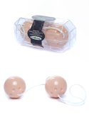 SENSISKIN™ | Kulki Gejszy Duo-Balls w Naturalnym Odcieniu | Trening Mięśni Kegla & Zmysłowa Stymulacja