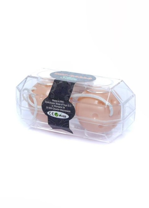 SENSISKIN™ | Kulki Gejszy Duo-Balls w Naturalnym Odcieniu | Trening Mięśni Kegla & Zmysłowa Stymulacja SENSISKIN™ | Kulki Gejszy Duo-Balls w Naturalnym Odcieniu | Trening Mięśni Kegla & Zmysłowa Stymulacja