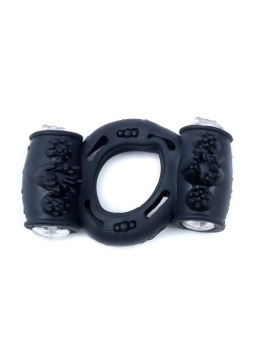 DUO-LOCK™ BlackPulse – Wibrujący Pierścień Podwójnej Mocy