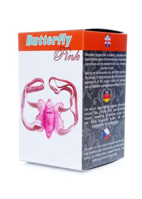 EroMotylek Pink – Innowacyjny Masażer Rozkoszy - Stymulator łechtaczki + Wibrujący Penis na paskach EroMotylek Pink – Innowacyjny Masażer Rozkoszy - Stymulator łechtaczki + Wibrujący Penis na paskach
