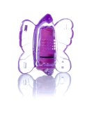 AURORALIA™ FlutterVibe Purple – Intymny Stymulator typu Butterfly | Regulowane Paski + 10 Trybów | USB